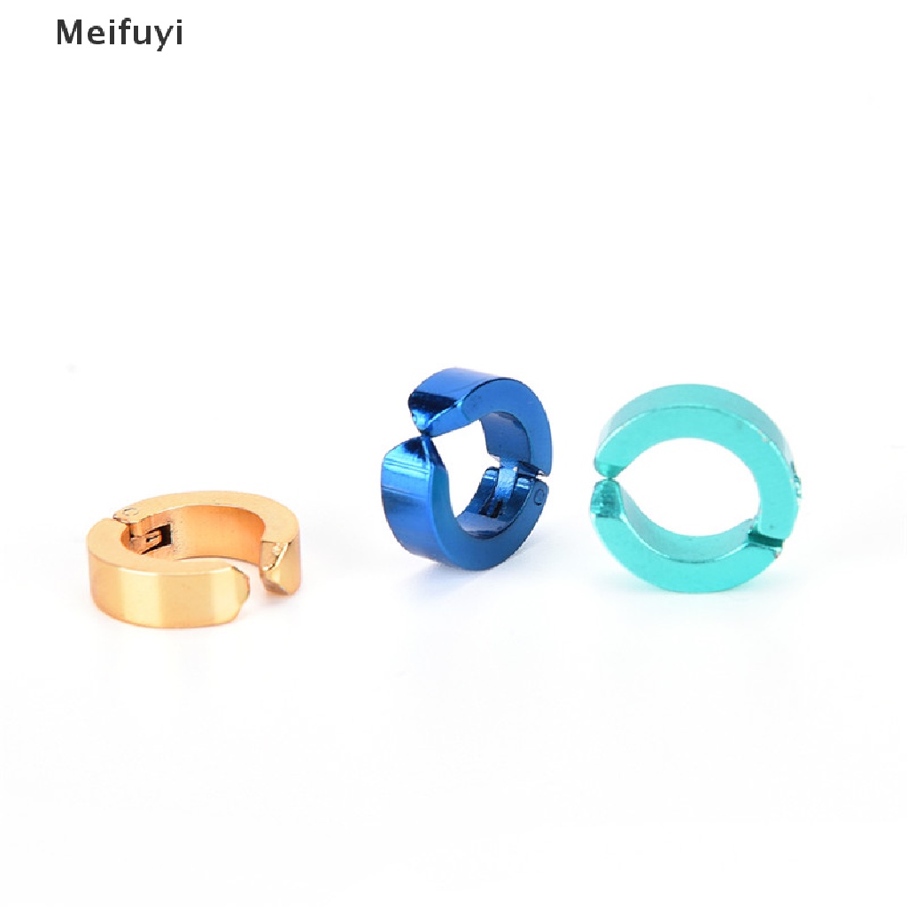 Bông tai không xỏ lỗ bằng thép titan VN439