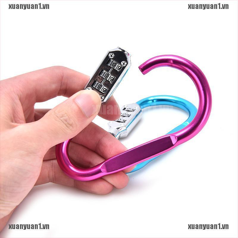 [XUANYUAN1] Khóa Mũ Bảo Hiểm Xe Máy / Xe Đạp Chống Trộm Mã Số