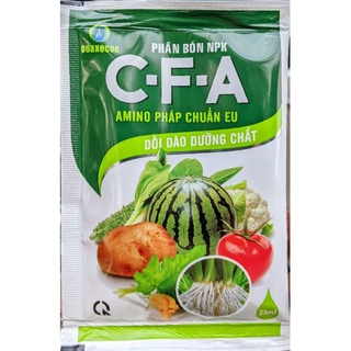 Phân bón lá hữu cơ CFA 25ml. amino Pháp chuẩn EU. Dùng sx rau an toàn