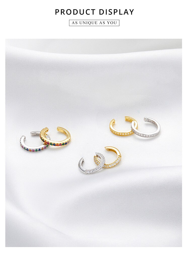 1 Chiếc Bông Tai Bamoer bạc 925 Đính Đá zircon SCE993