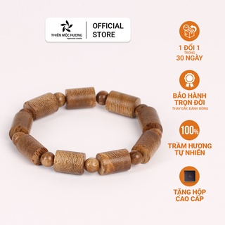 Vòng tay Trầm Hương Trụ Trúc Lào VIP - Thiên Mộc Hương