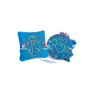 Bộ Thêu Phát Sáng Trong  Bóng Tối Chính hãng 4M Kids Play  TOYSTATION