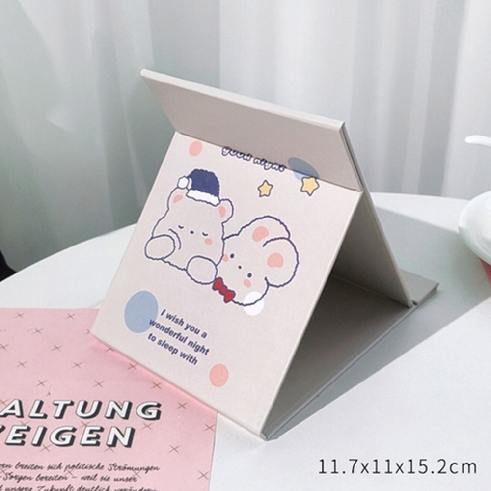 [Hàng mới về] Gương trang điểm để bàn gấp gọn lại được tiện lợi