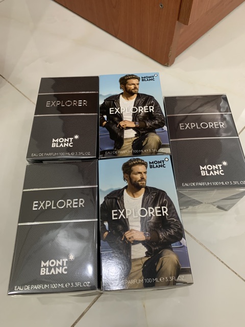 Nước hoa mont blanc explorer edp 100ml full seal (như hình)