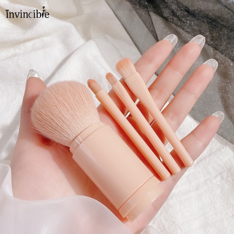 Bộ Cọ Trang Điểm Chuyên Nghiệp 4 Trong 1 Chất Lượng Cao