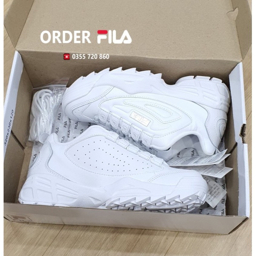 Giày Sneaker Thể Thao Nam Nữ FILA DISRUPTOR III WHITE Chính Hãng 100%