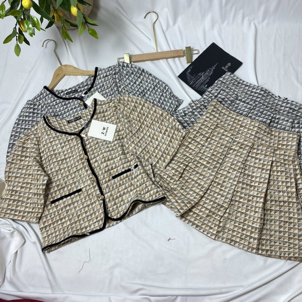 SET VÁY ĐẦM DẠ DÁNG NGẮN -VÁY ĐẦM DẠ | BigBuy360 - bigbuy360.vn