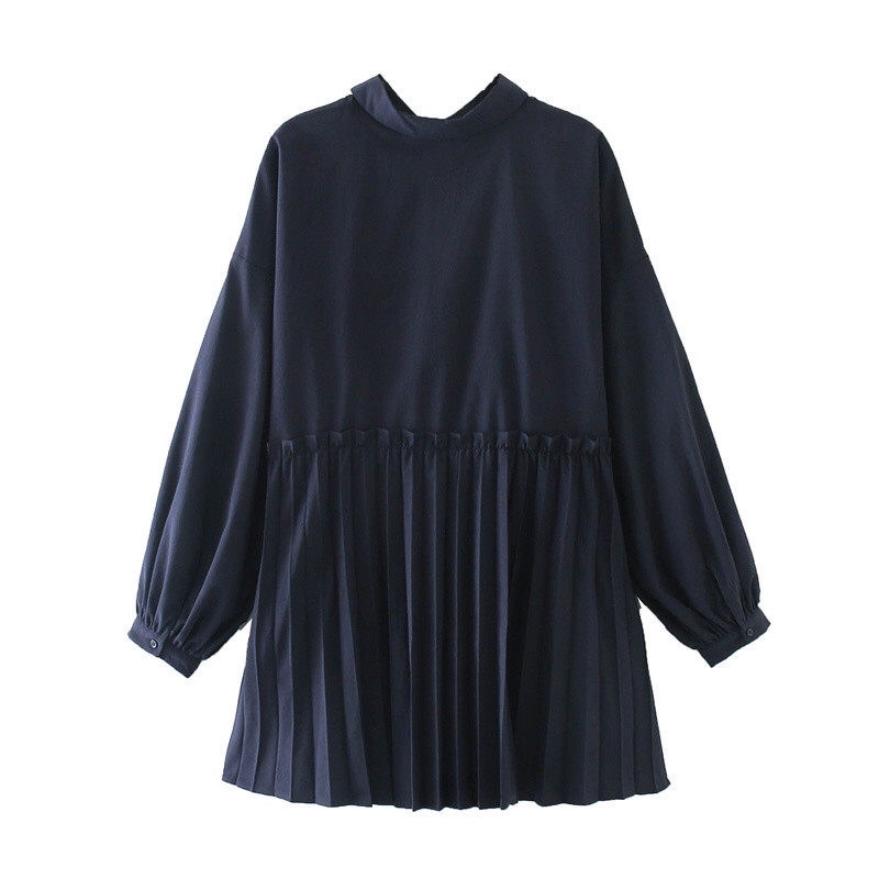 Áo sơ mi xanh đen