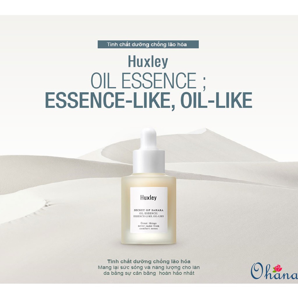 Tinh chất dưỡng phục hồi da chống lão hóa Huxley Oil Essence; Essence-Like, Oil Like 5ml (Huxley Mini)