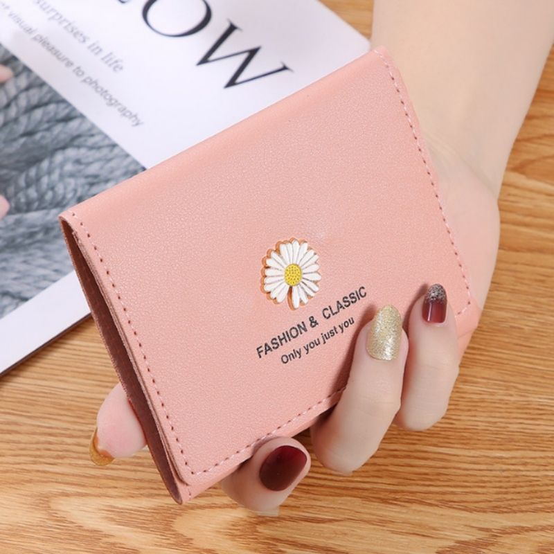 Ví nữ cao cấp giá rẻ cầm tay mini nhỏ gọn thời trang cute nhiều ngăn bỏ túi da PU OLUKA STORE VN043