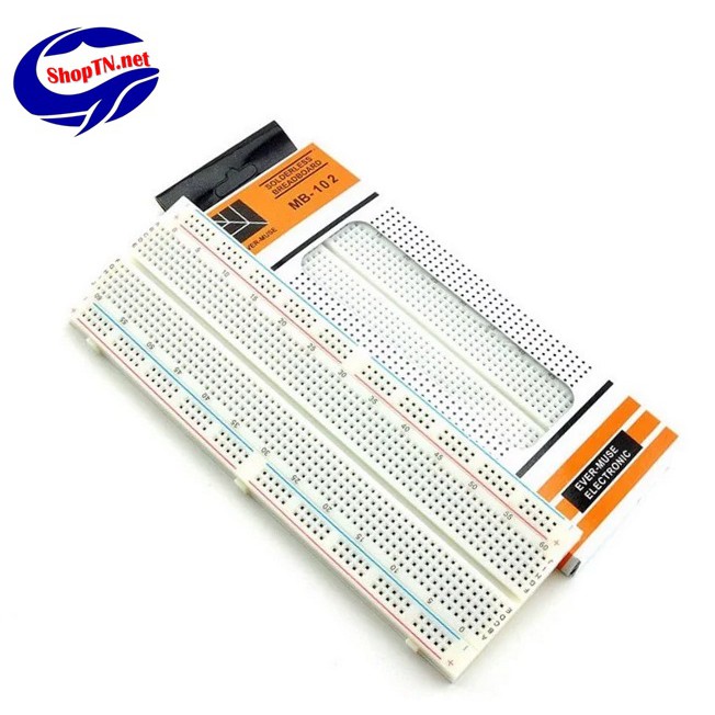 Test Board Cắm Linh Kiện MB-102 830 Lỗ 165x55x10mm