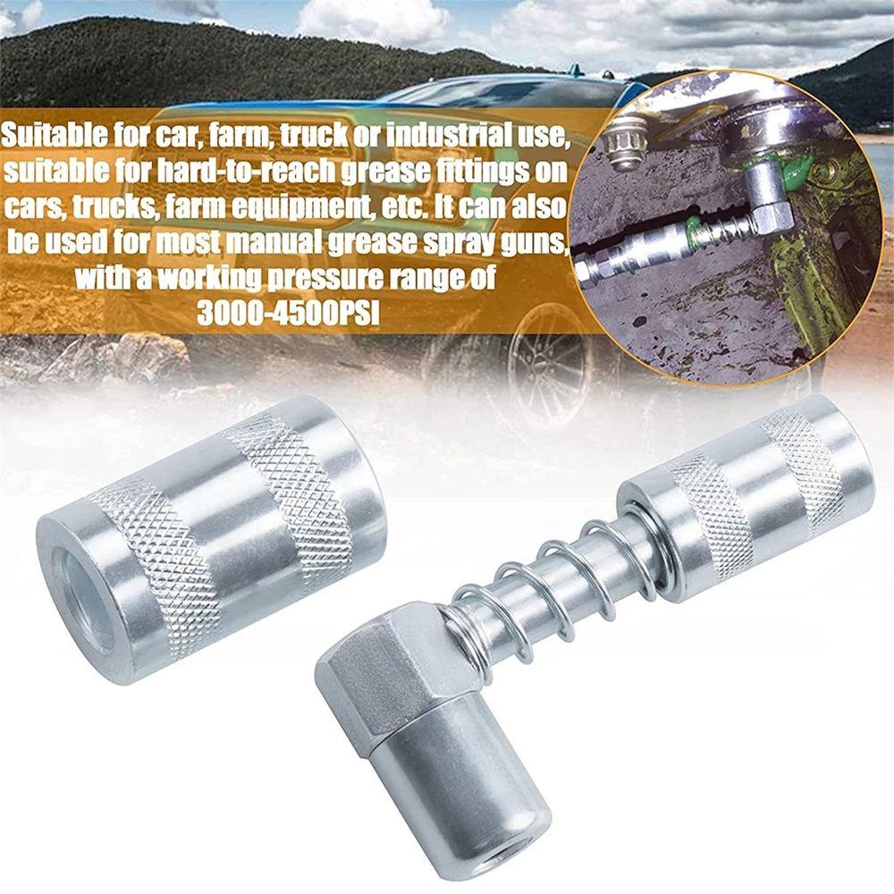 Đầu Nối Ống Mỡ Mỡ Bằng Kim Loại 90 Độ