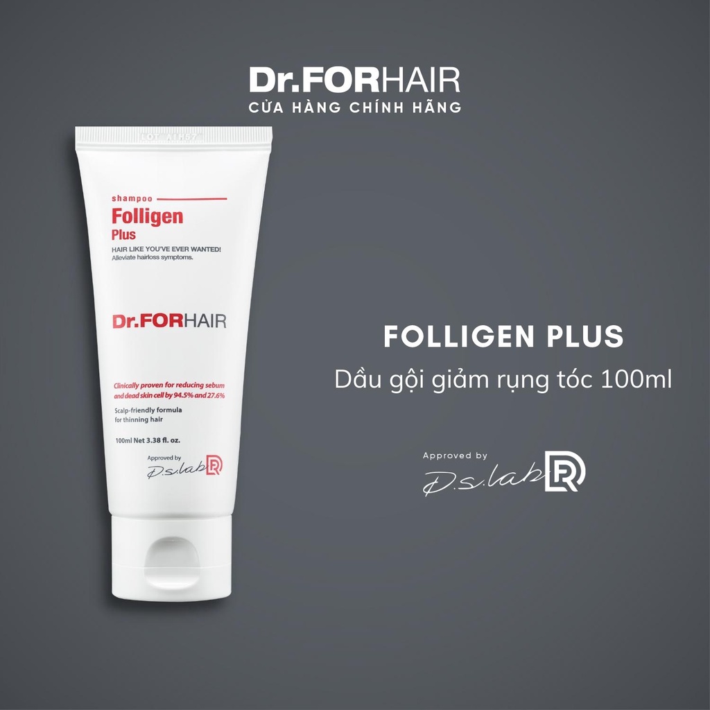 Dầu gội đầu ngăn ngừa rụng tóc Dr.FORHAIR/Dr For Hair Folligen Plus 100ml