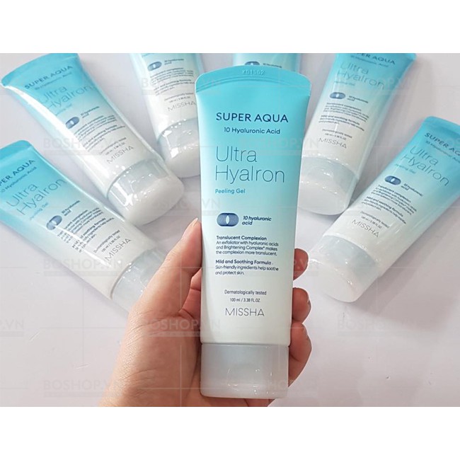 Tẩy da chết Missha Super Aqua Peeling Gel Ultra Hyalron