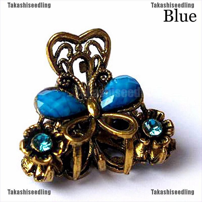 Kẹp Tóc Hình Bướm Phong Cách retro Xinh Xắn Cho Nữ