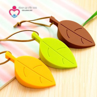 Chặn Cửa Cao Su Hình Chiếc Lá Thông Minh - Chống Va Đập Cửa, Gió Lùa Sập Cửa, Chống Kẹp Tay Bé (CCL05)