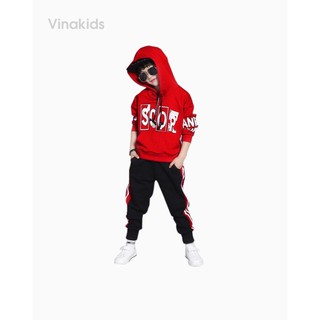 Đồ bộ bé trai Vinakids dáng Hiphop phong cách cho bé từ 2 tuổi đến 9 tuổi