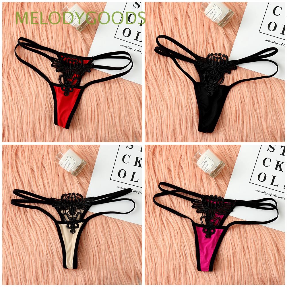 Quần lót dây lọt khe ren hoa