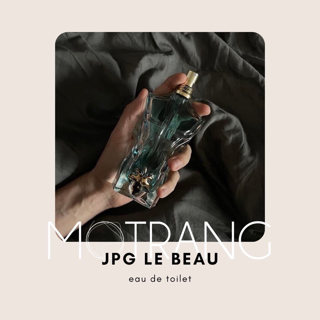 Nước Hoa Nam Thơm Lâu Jean Paul Gaultier Le Beau Hương Gỗ Mạnh Mẽ, Nam Tính 5ml - 10ml