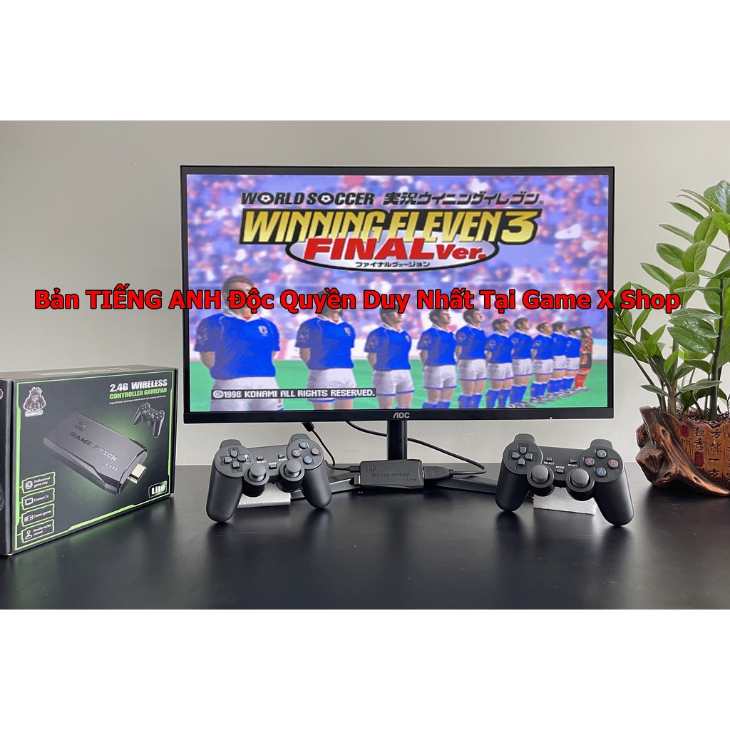 Máy Chơi Game Stick 4k HDMI 3500 game + 20 game mới, game việt hóa, máy điện tử 4 nút cầm tay không dây. | BigBuy360 - bigbuy360.vn