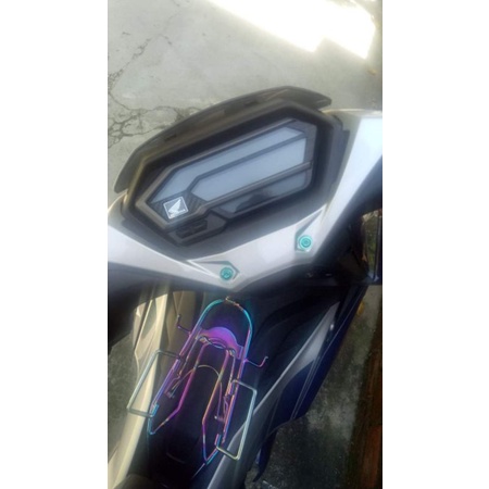 Ốc Gr5 đầu dù 5ly15 lục bảo&amp; xanh tím