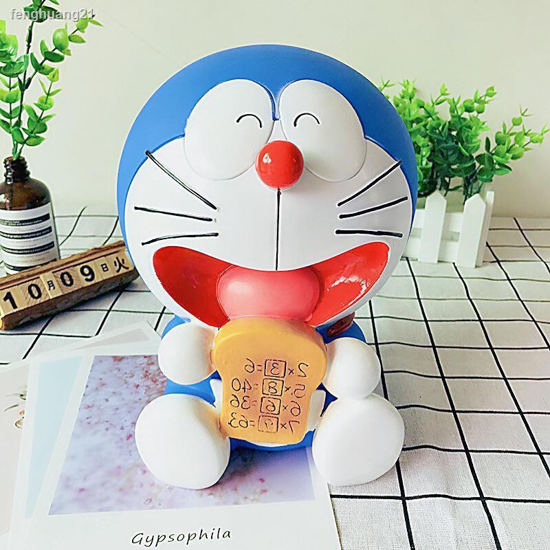 Ống Heo Tiết Kiệm Tiền Hình Mèo Máy Doraemon Đáng Yêu Sáng Tạo