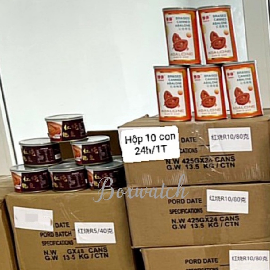 🔥Bào Ngư đóng hộp Hồng xíu Hồng Kông ăn liền bổ dưỡng cho sức khỏe