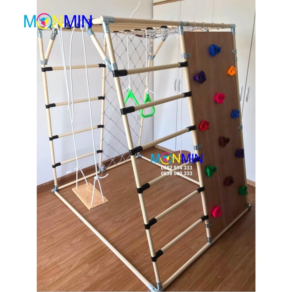 Phụ kiện Lưới leo hình thoi không khớp - Xà đu đa năng Satech - Chưa bao gồm khung vận động cho bé