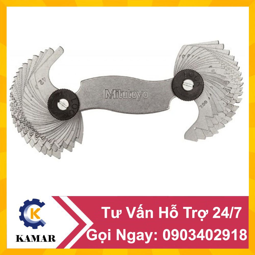 Bộ dưỡng đo ren 188-151 (0.4-7mm/4-42TPI) Mitutoyo