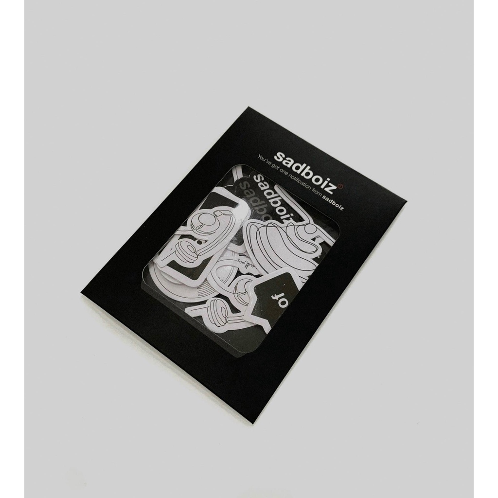 SADBOIZ STICKER SET, Phụ kiện Set Nhãn Dán