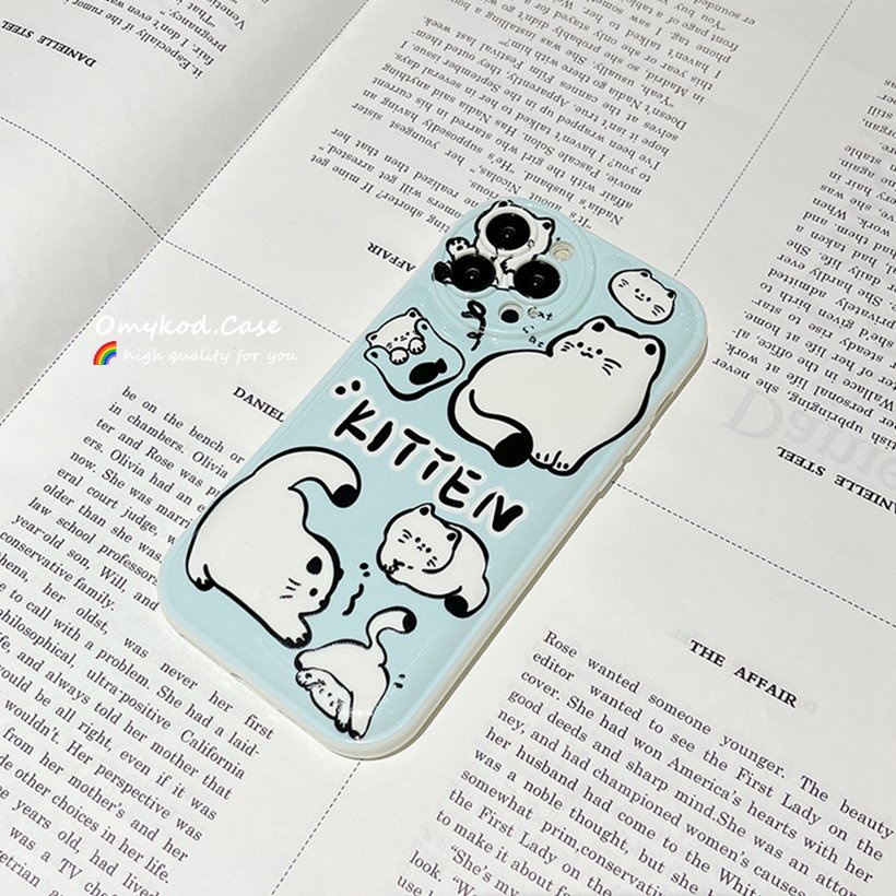Ốp Điện Thoại Mềm In Hình Mèo Omykod Cho Samsung S21 S20 FE S22 S21 S20 Note 20 Plus M23 M33 M52 M53