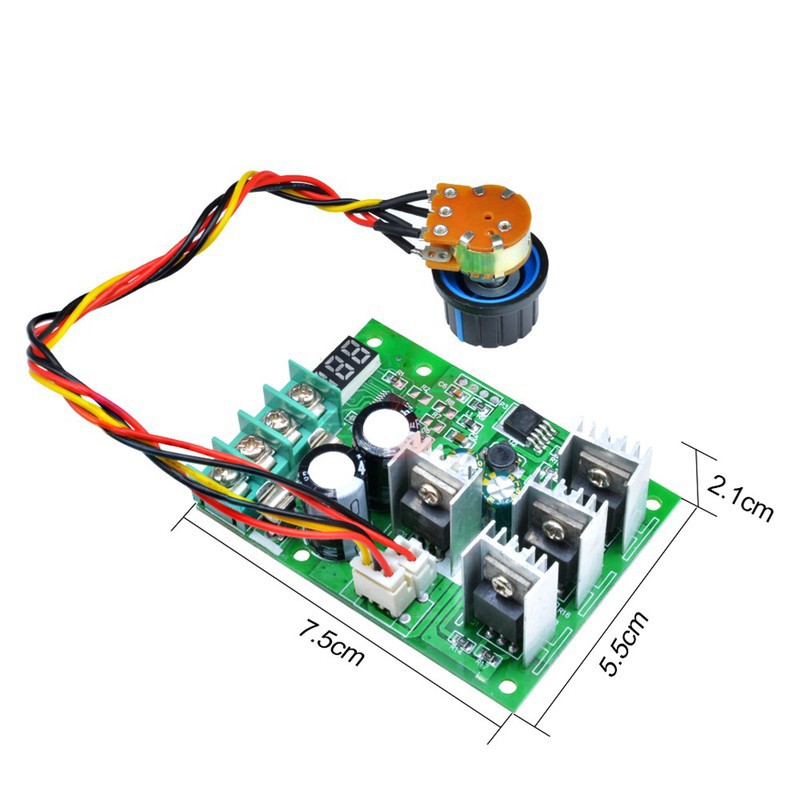 Điều khiển tốc độ motor 30A PWM DC có Led hiển thị _M732