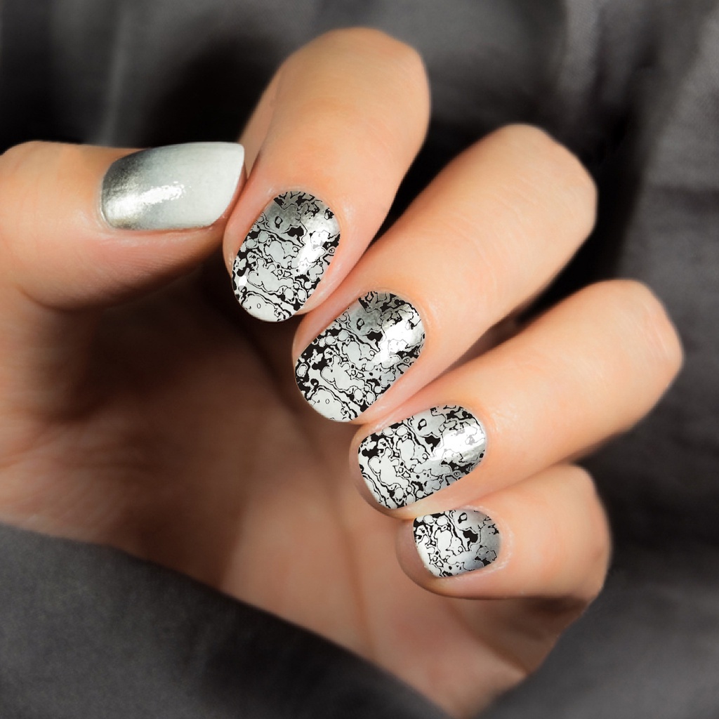 Bảng In Họa Tiết Trang Trí Móng XL-006 6*12cm