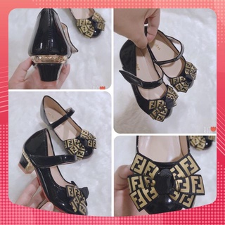 Giày sandal 00717 cao gót cho bé gái sz25-34