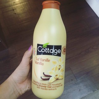 Sữa tắm hương vani Cottage 750ml- Pháp
