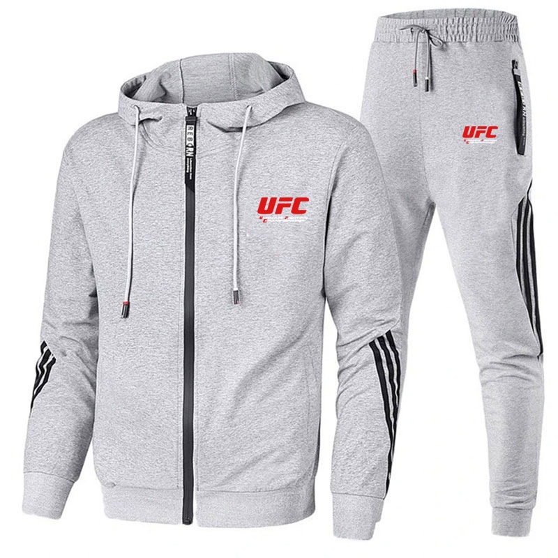 Set Đồ Thể Thao Nam Có Nón Họa Tiết Kẻ Sọc UFC 2022