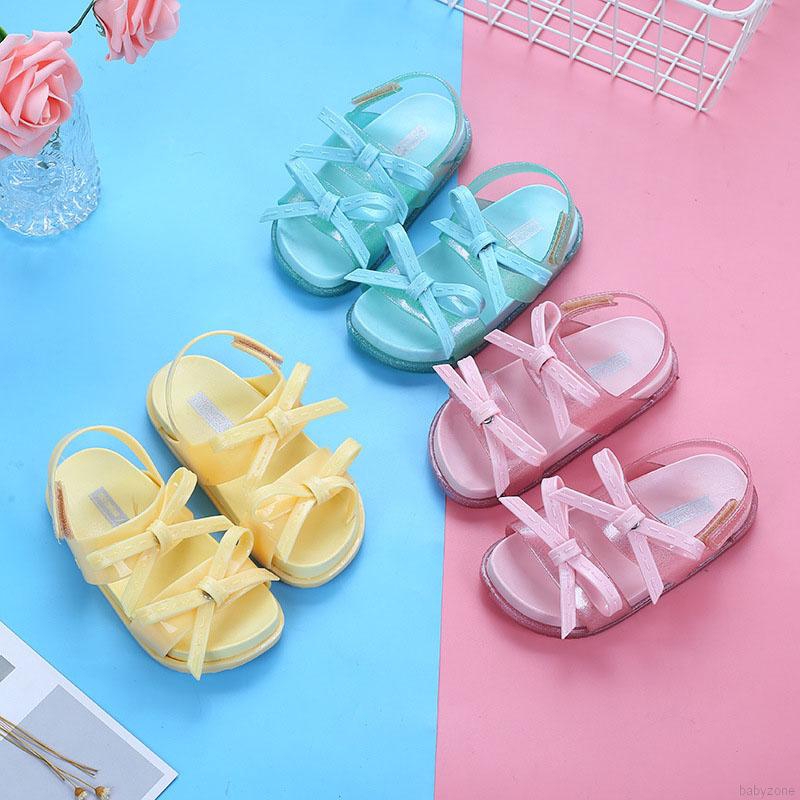 Sandals Mềm Mại, Chống Trượt, Có Gắn Nơ, Dùng Cho Bé Gái