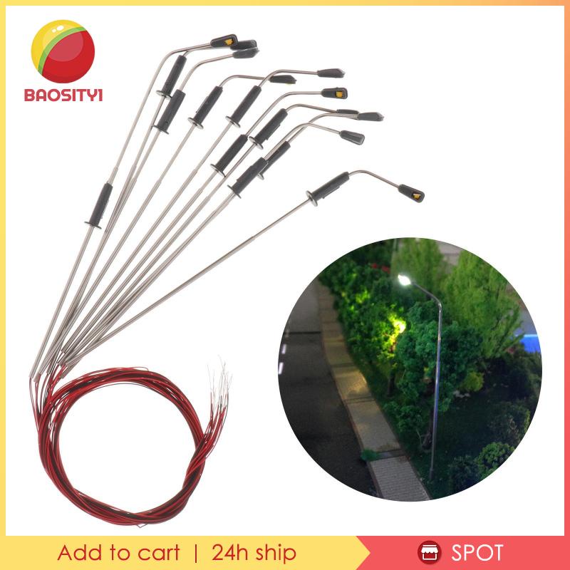 Set 10 Đèn LED Mini 1:75 Dùng Để Trang Trí Mô Hình Cảnh Quan Sân Vườn