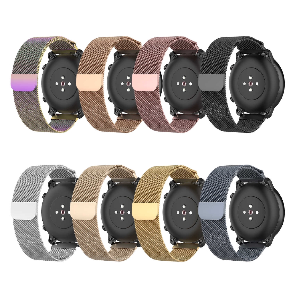 YIFILM Dây đeo bằng thép từ tính dành cho đồng hồ thông minh 20mm 22mm