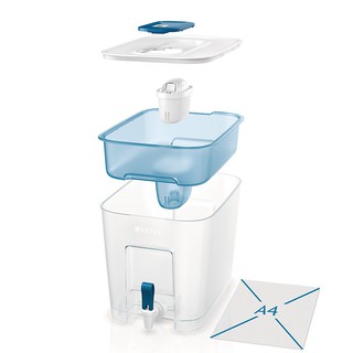 BÌNH LỌC NƯỚC BRITA Flow Basic Blue - 8.2L (có sẵn 1 lõi lọc Maxtra Plus )