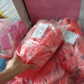 Combo 33 đôi dép tổ ong màu đỏ