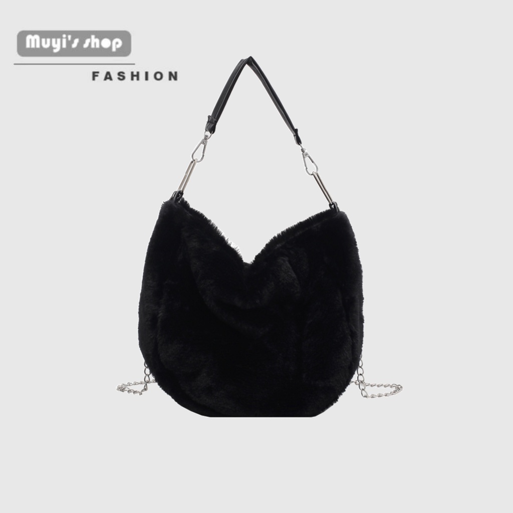 Túi Bông Đeo Vai Thời Trang Xinh Xắn Dễ Phối Đồ Cho Nữ