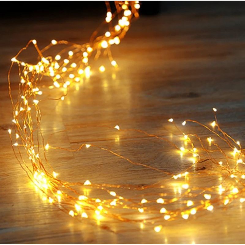 •••HCM••• Dây Đèn LED Đom Đóm Trang Trí Kiểu Dây Leo 10 Nhành 200 LED