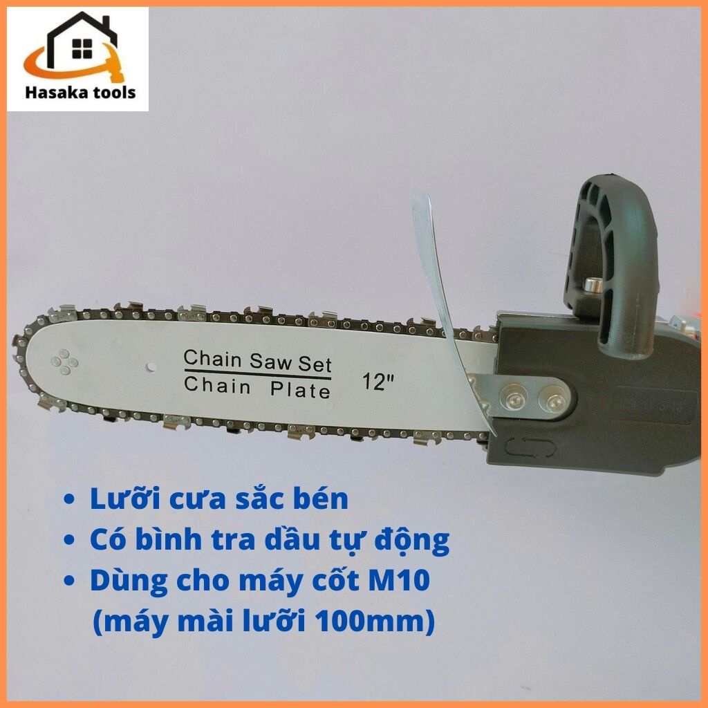 Lưỡi cưa xích gắn máy mài dùng cho máy cắt cầm tay 1 tấc