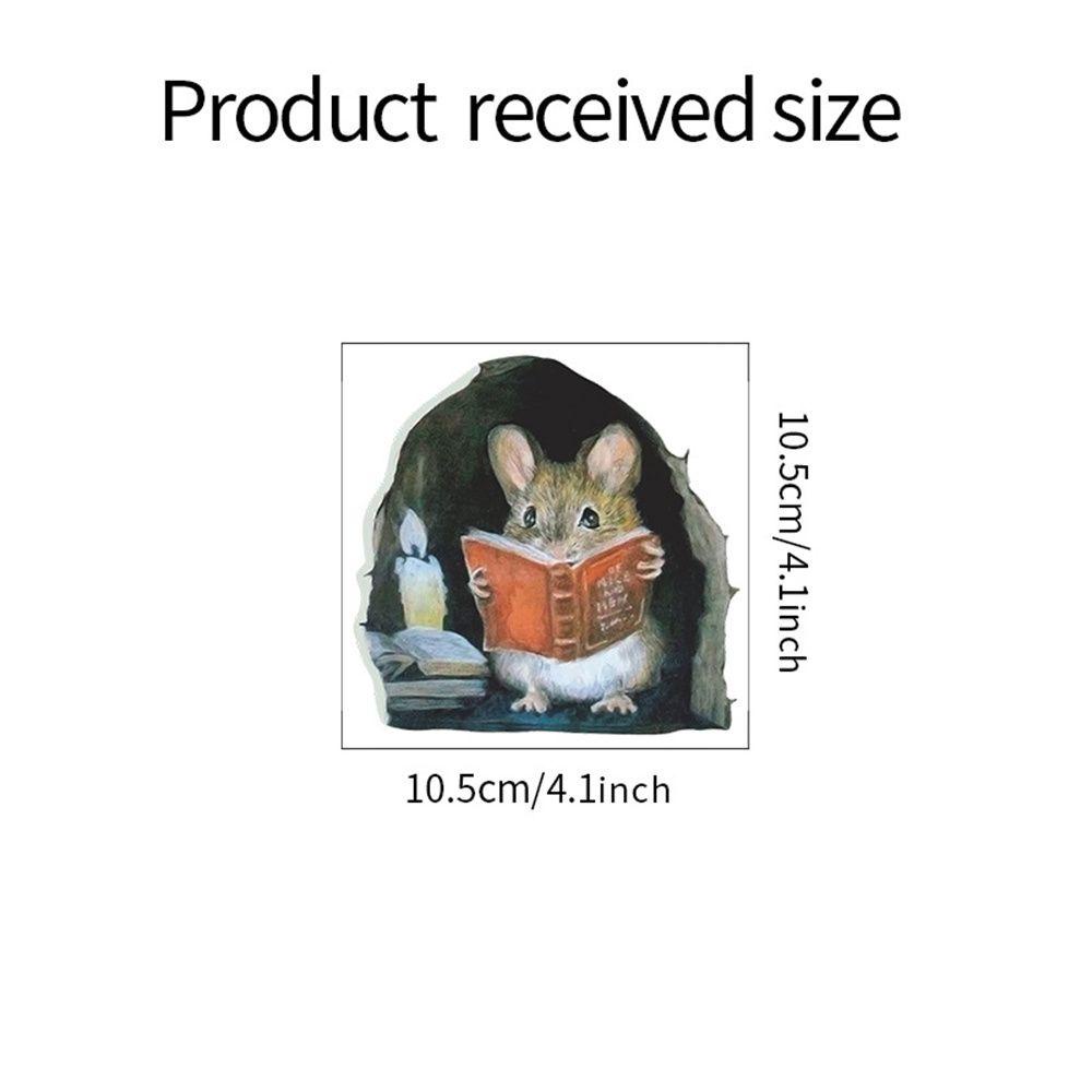 CONOPERY Decal dán tường Họa Tiết 3D Vui Nhộn Để Trang Trí Nhà