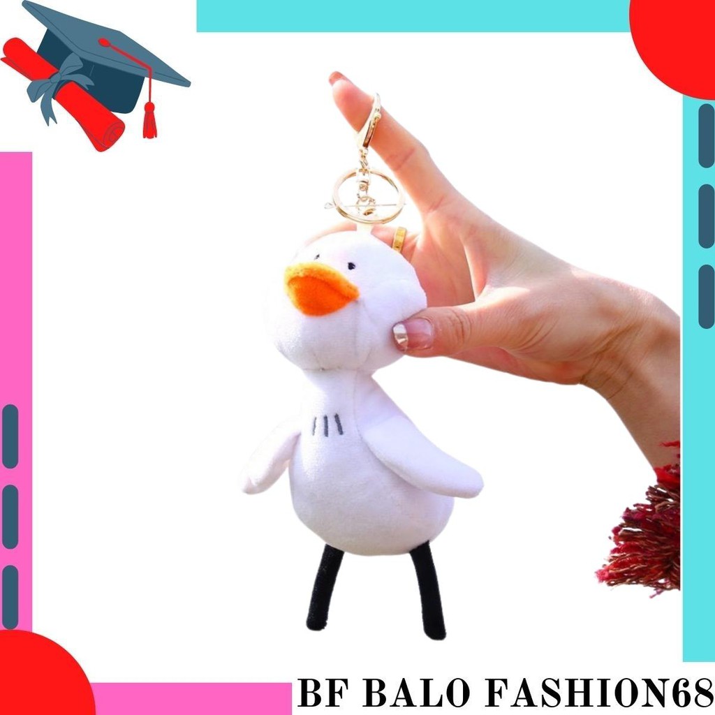 Móc khóa vịt treo balo đáng yêu ngộ nghĩnh treo túi xách, treo móc khoá