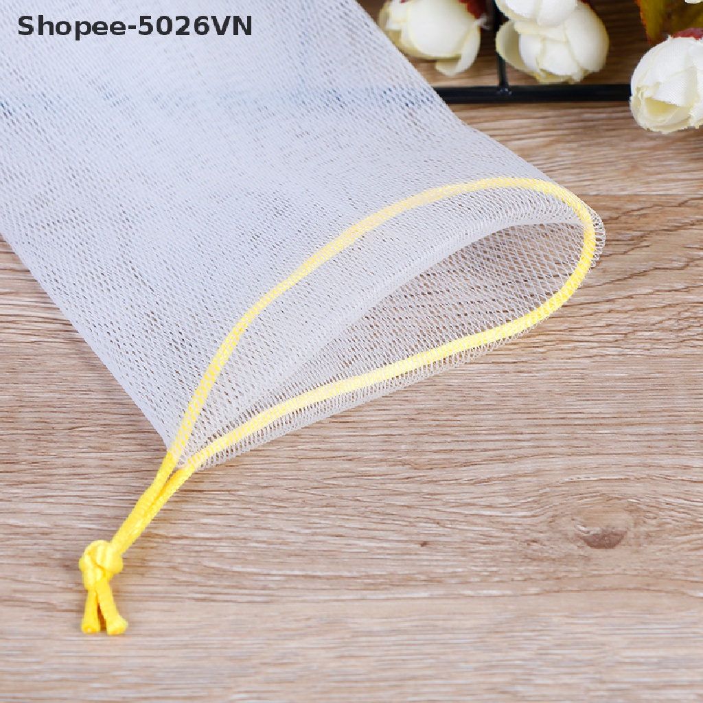 Set 5 Túi Lưới Tạo Bọt Xà Phòng Chăm Sóc Da Dễ Dàng