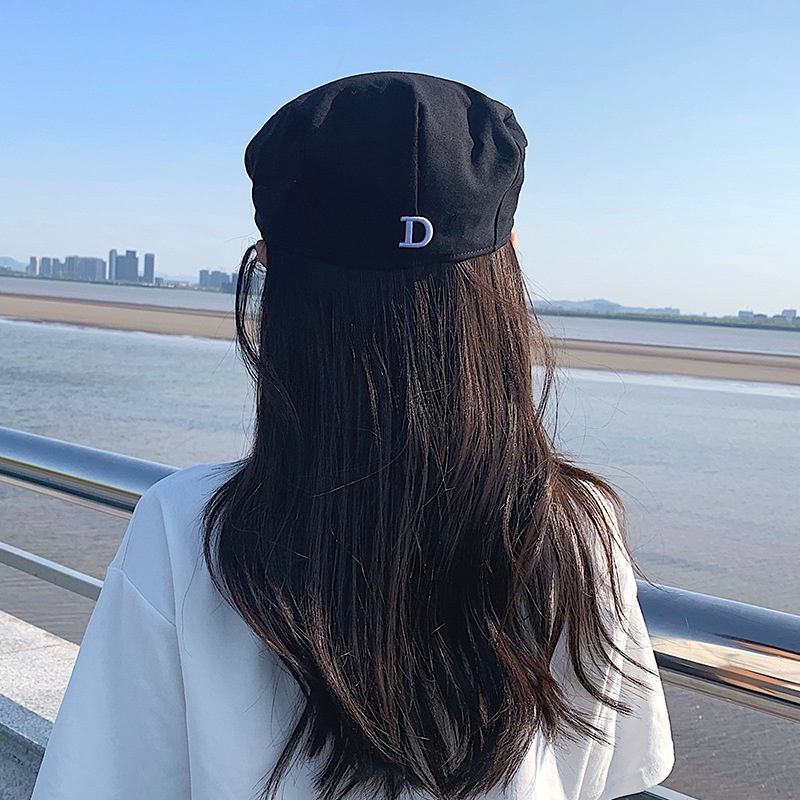 Mũ Beret Thêu Chữ Phong Cách Hàn Quốc Độc Đáo Cho Nữ