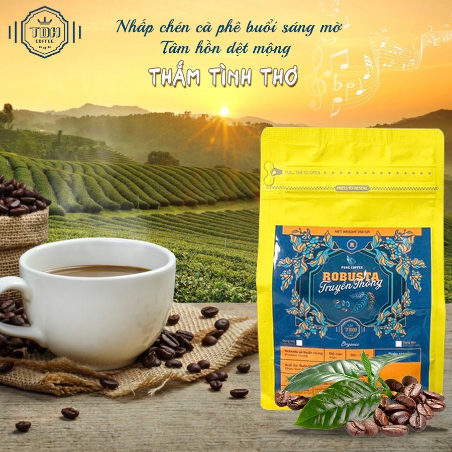 Cà phê TDH - cà phê sạch 100% nguyên chất - LMS Giảm Béo Chuẩn Y Khoa