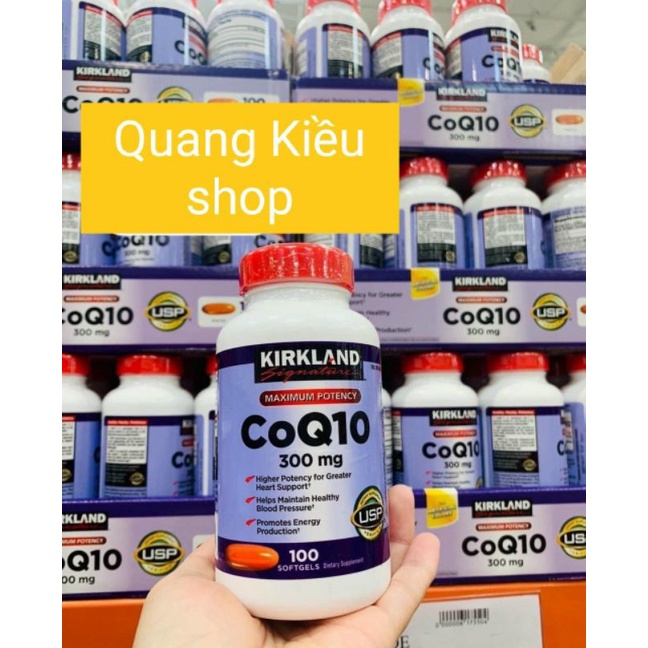 Viên uống bổ tim mạch Kirkland Coenzyme Q10 300mg